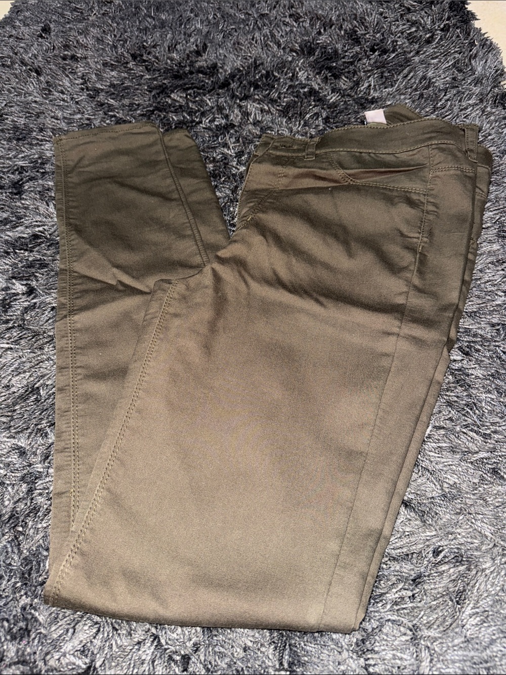 H&M Women's Olive Green Chinos